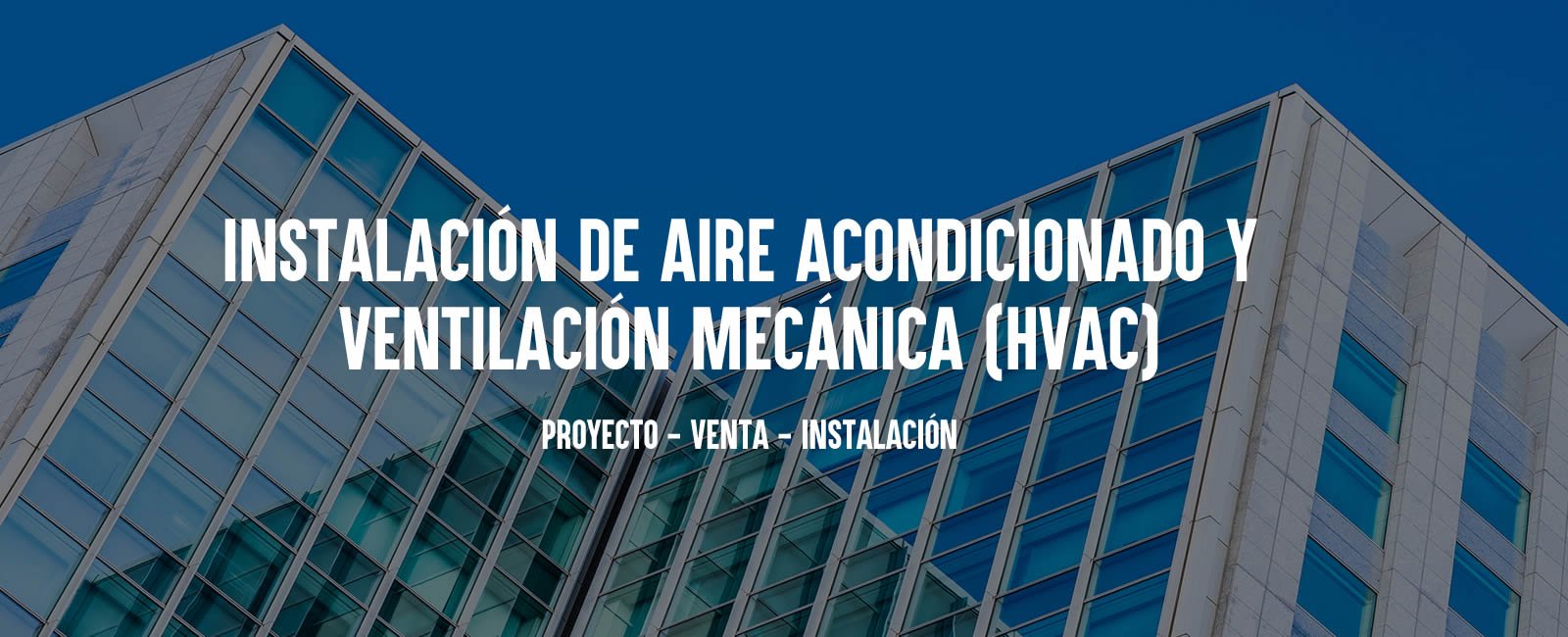 instalación de aire acondicionado y ventilación mecánica